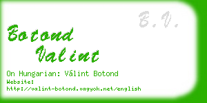 botond valint business card